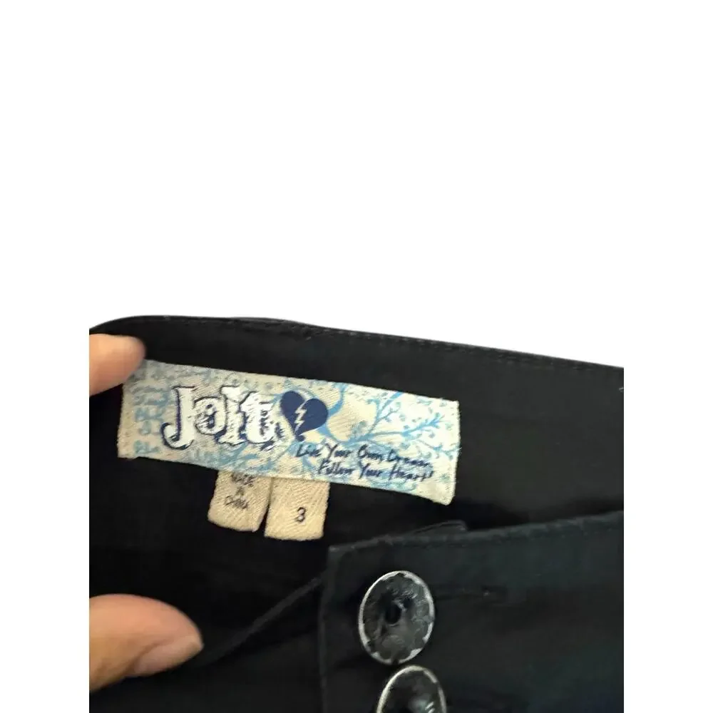 Title: Vintage Y2K Jolt Black Cargo Bermuda Shorts 3 Gorpcore Utility youth‎